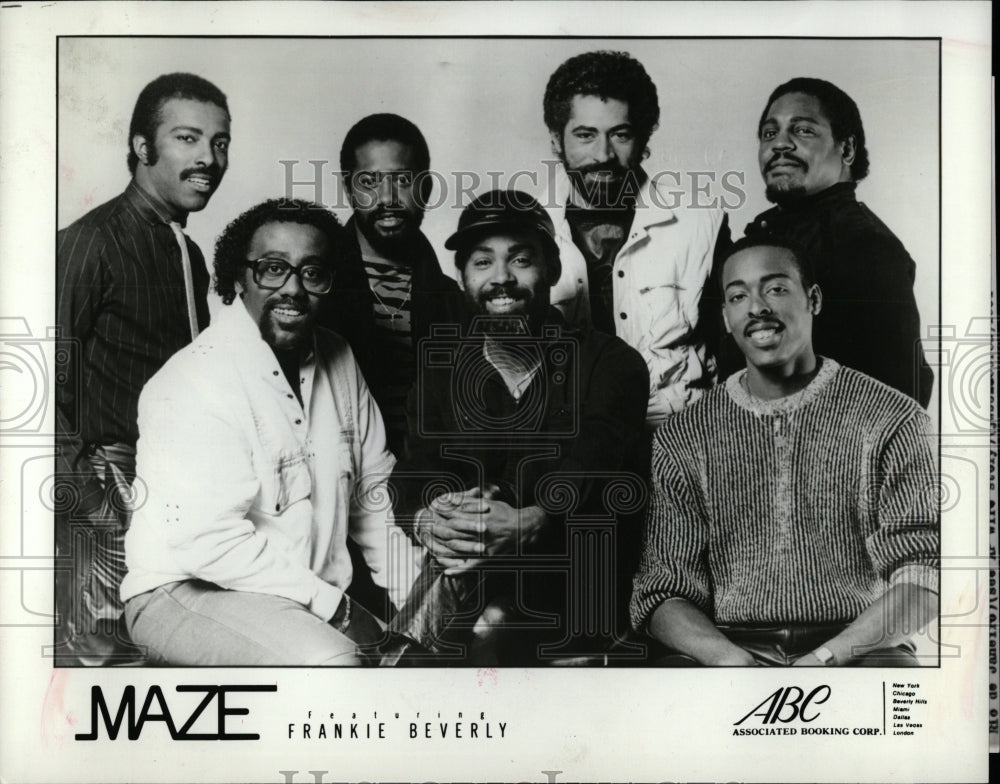 1964 Press Photo Maze/Soul/Funk Band/Frankie Beverly - RRW08199 - Historic Images