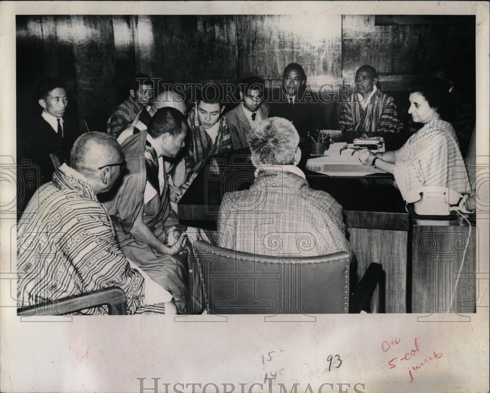 1971 Press Photo Indian Prime Minister Indira Gandhi - RRW08215 - Historic Images