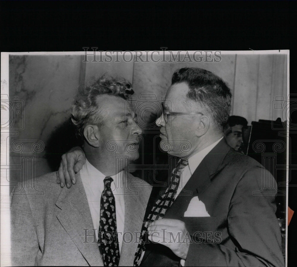 1954 Press Photo Senator Dirksen Counsel Ray Jenkins - RRW08295 - Historic Images