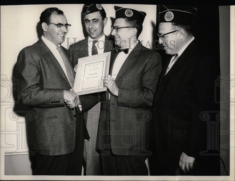 Press Photo Denver Jewish War Veterans - RRW08377 - Historic Images