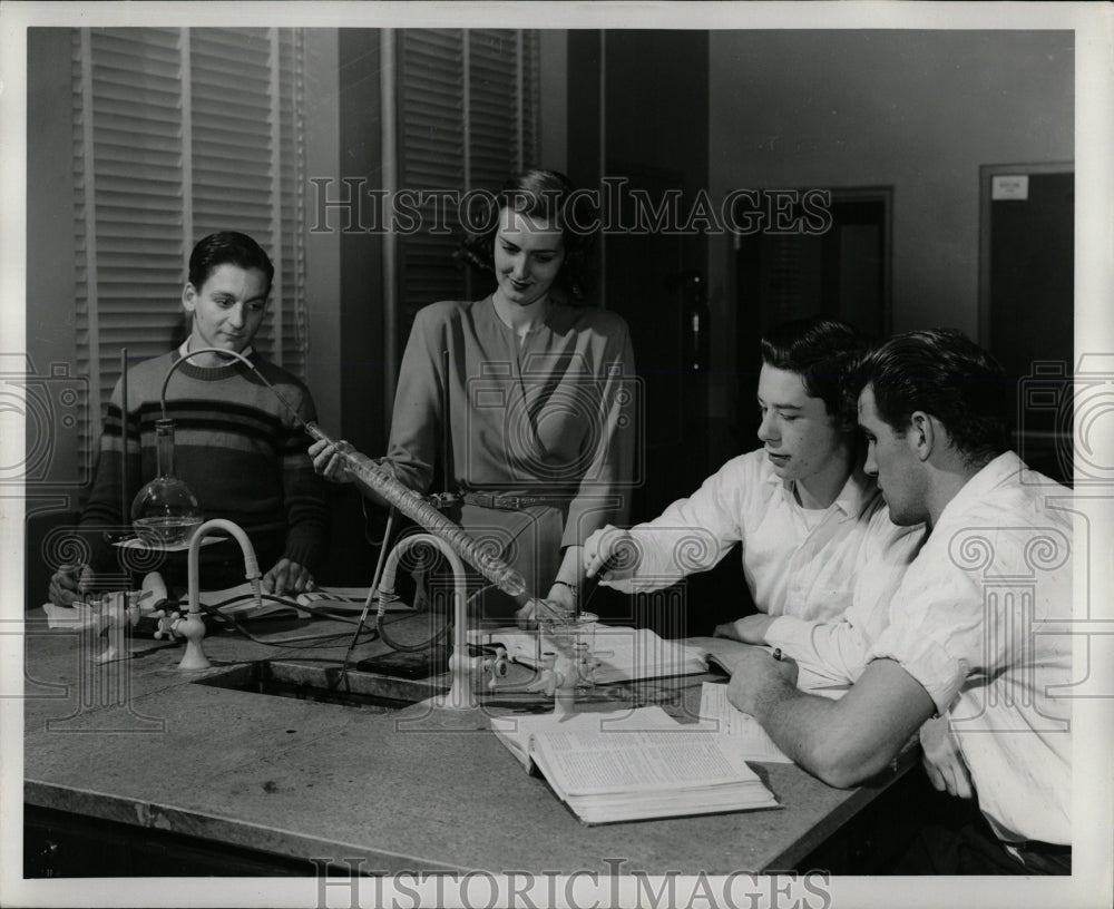 1949 Press Photo Boys Town School work - RRW08405 - Historic Images