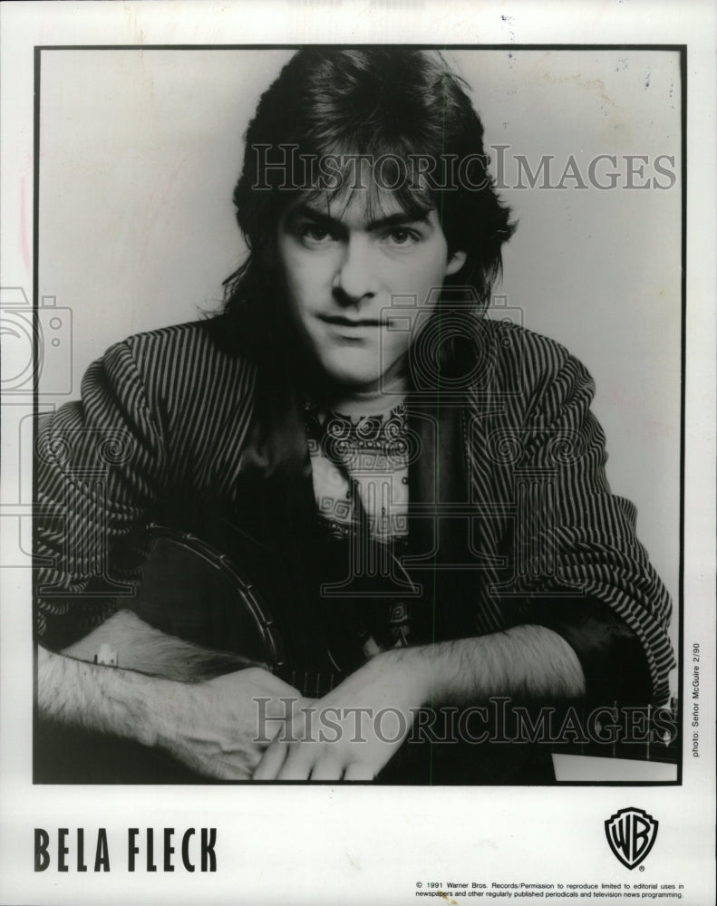 1991 Press Photo Bela Fleck (Banjoist) - RRW08463 - Historic Images