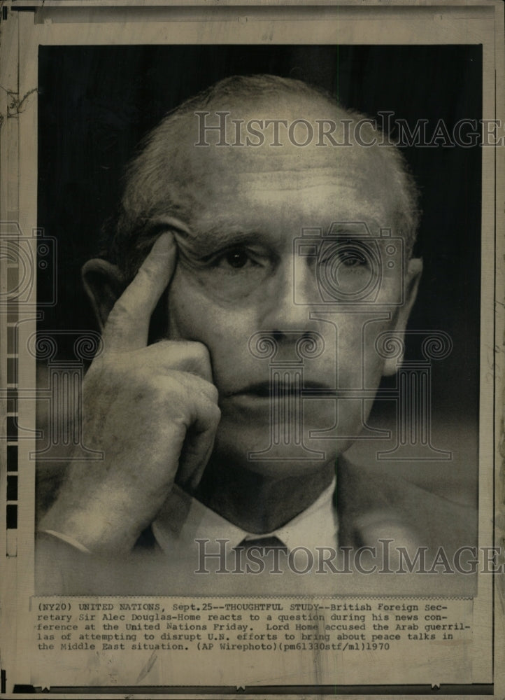 1970 Press Photo British Foreign Secy Speaking UN - RRW08657 - Historic Images