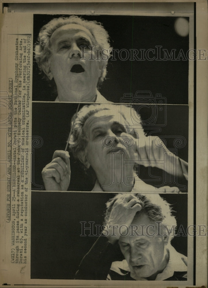 1972 Press Photo Antal Dorati Music Composer Conductor - RRW08715 - Historic Images