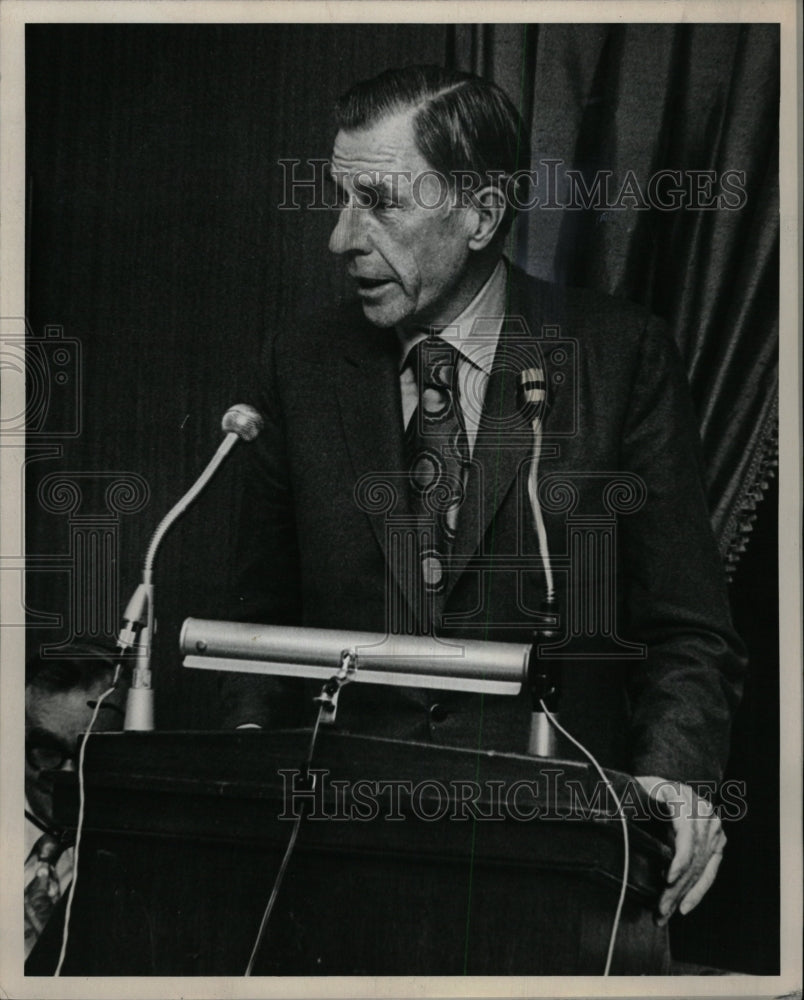 1973 Press Photo John K. Galbraith American Economist - RRW08769 - Historic Images