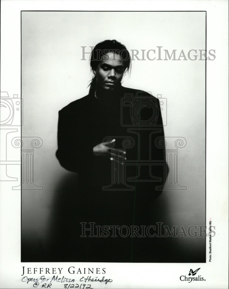 1992 Press Photo Jeffrey Gaines,singer/writer/guitarist - RRW08791 - Historic Images