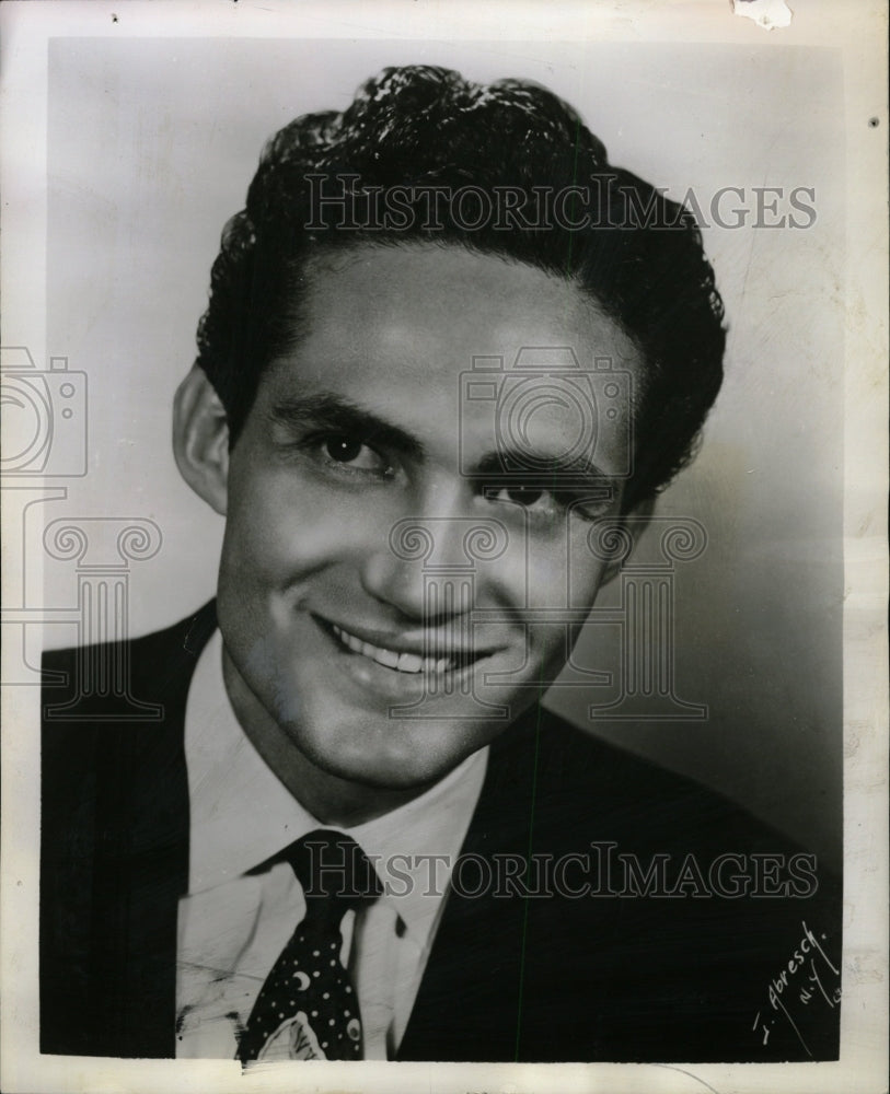 1951 Press Photo Andrew Gainey NYC Opera Baritone - RRW08801 - Historic Images