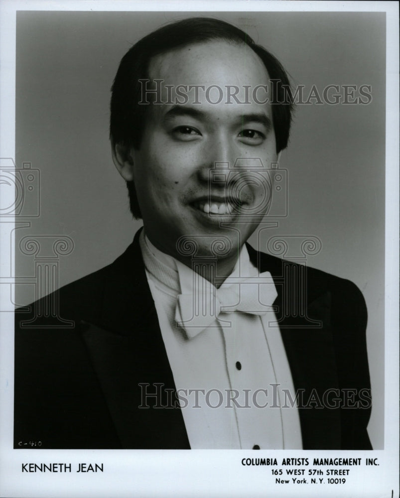 1991 Press Photo Kenneth Jean Musician Conductor - RRW08811 - Historic Images