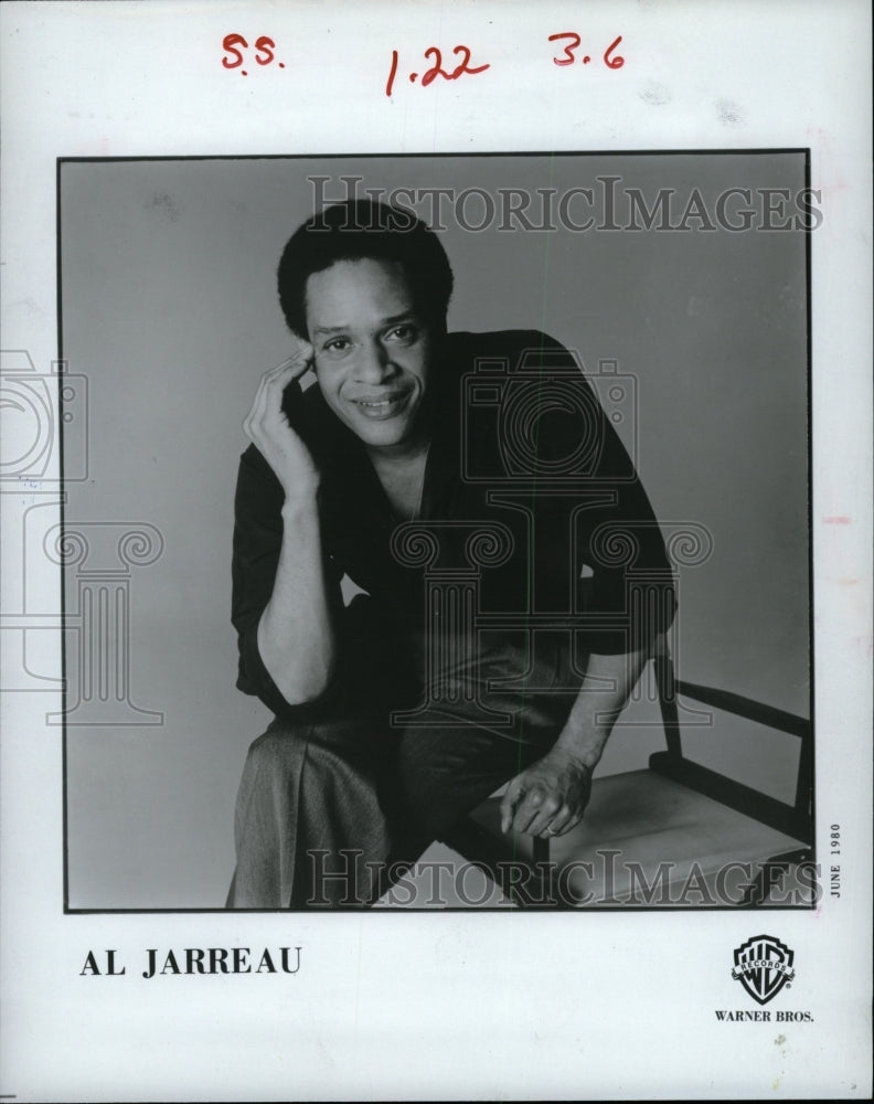 1980 Press Photo Al Jarreau - RRW08819 - Historic Images