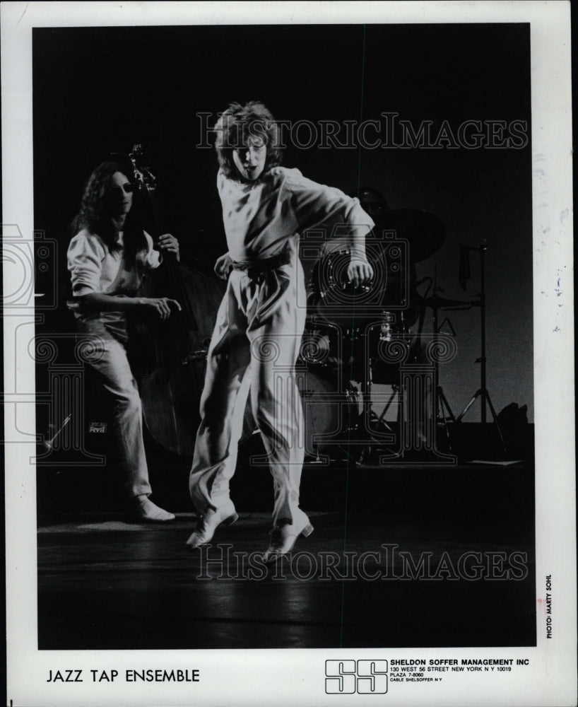 1987 Press Photo Jazz Tap Ensemble Dance Group - RRW08823 - Historic Images