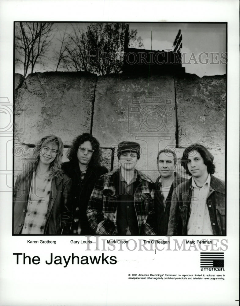 1995 Press Photo The Jayhawks American Rock Music Band - RRW08839 - Historic Images