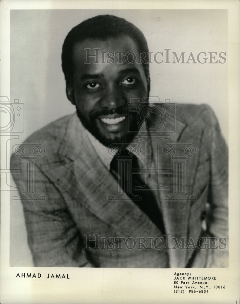 1976 Press Photo American Musician Ahmad Jamal - RRW08903 - Historic Images