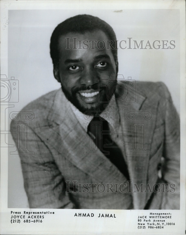 1973 Press Photo Ahmad Jamal Jazz Pianist - RRW08905 - Historic Images