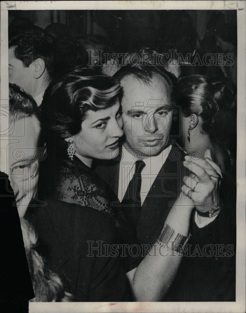 1954 Press Photo Irene Pappas dancing with Aly-festival - RRW08987 - Historic Images