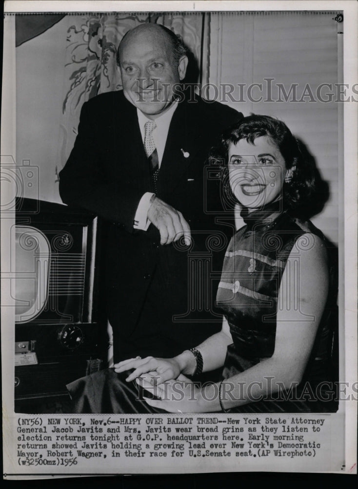 1956 Press Photo NY Attorney General Hear Election - RRW09053 - Historic Images