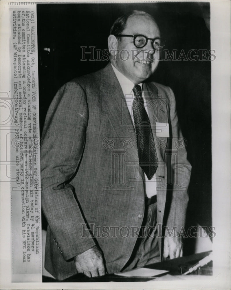 1951 Press Photo Guy Gabrielson - RRW09071 - Historic Images