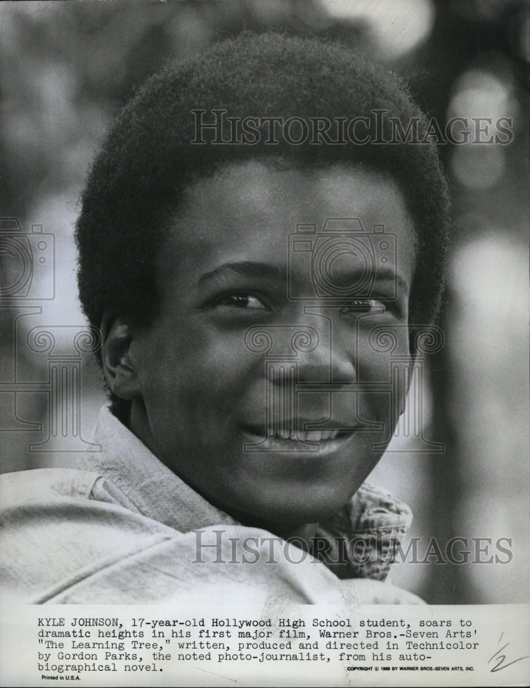 1969 Press Photo The Learning Tree Actor Kyle Johnson - RRW09153 - Historic Images