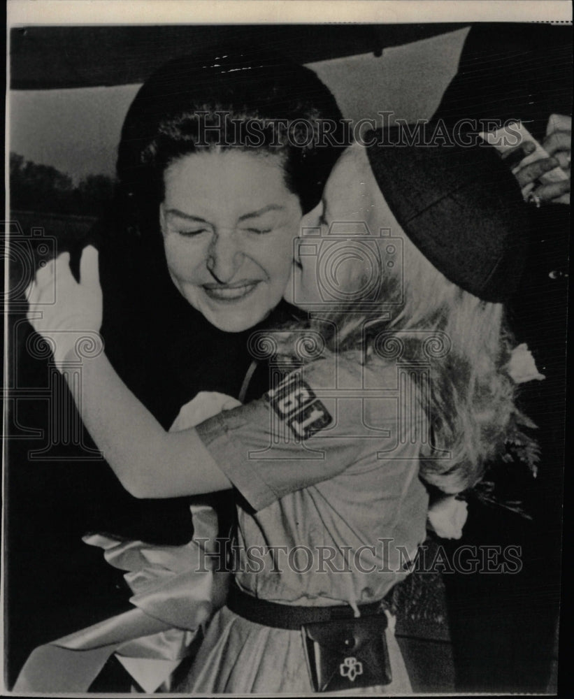 1966 Press Photo Lady Bird Johnson University Alabama - RRW09205 - Historic Images
