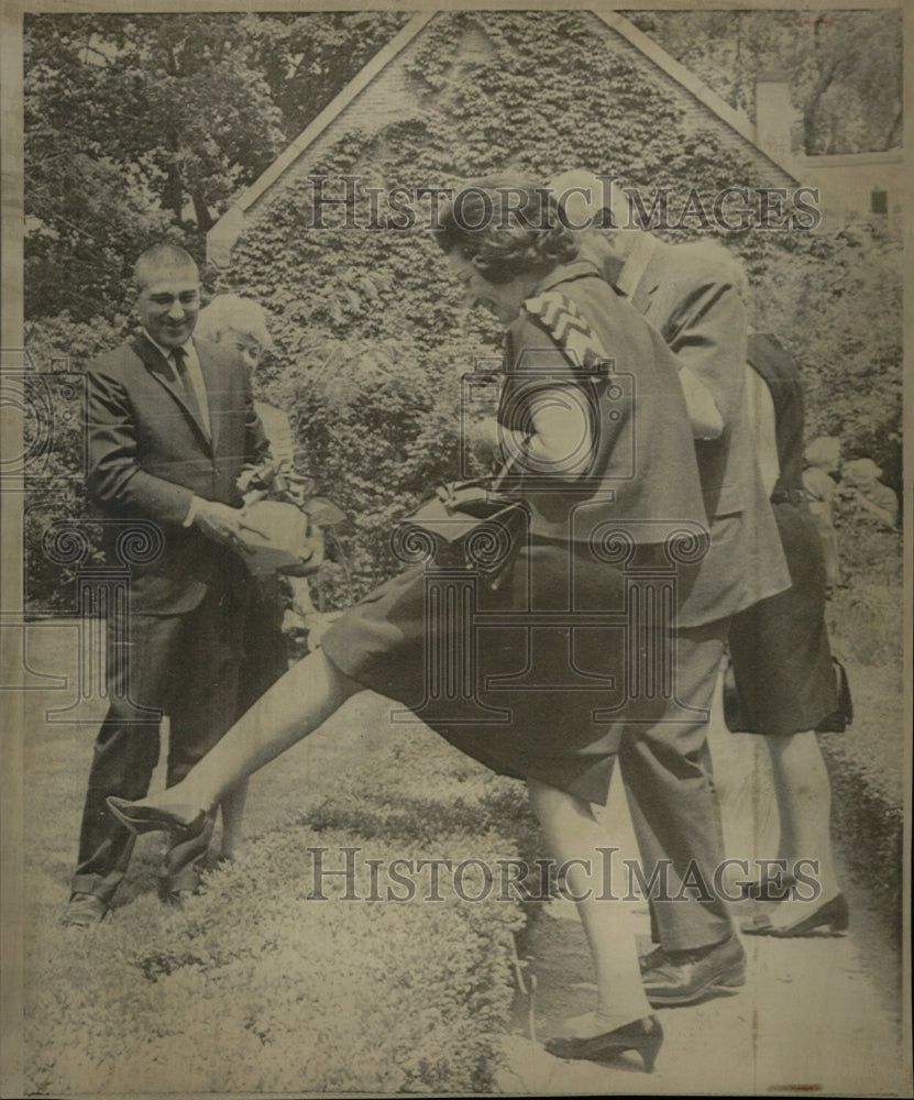 1967 Press Photo Ladybird Johnson Adams Mansion Quincy - RRW09209 - Historic Images