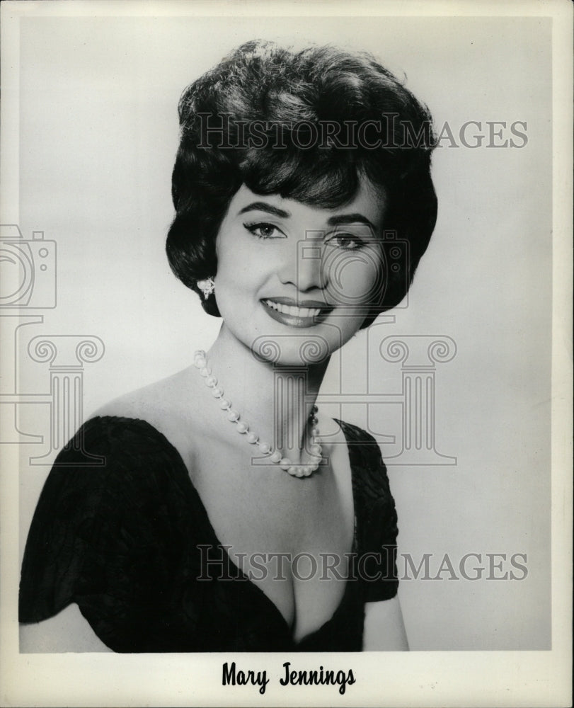 1964 Press Photo Mary Jennings Model Actress Athlete - RRW09243 ...