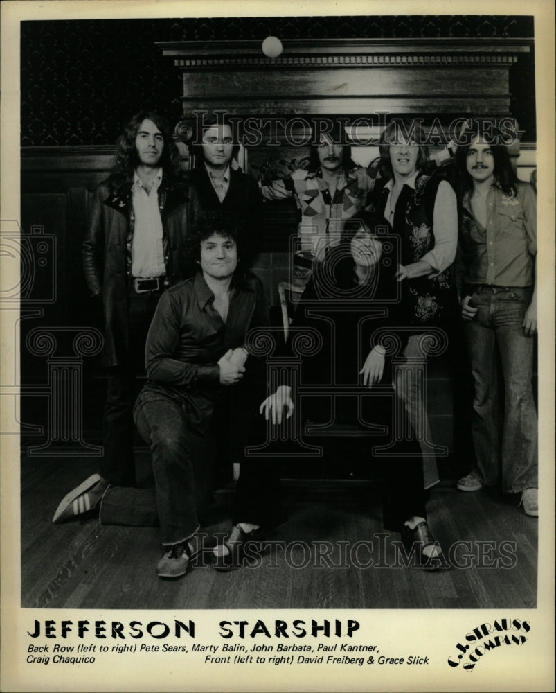 1975 Press Photo Jefferson Starship/American Rock Band - RRW09283 - Historic Images