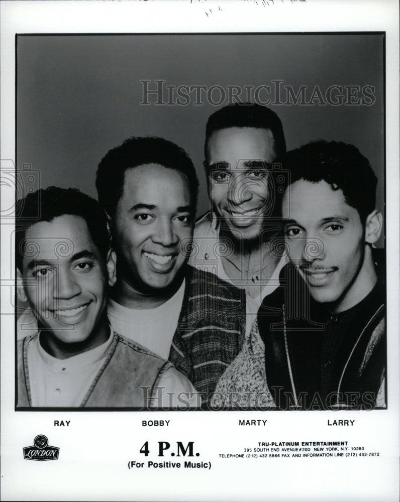 1995 Press Photo 4 P.M. R&amp;B Group Ray Bobby Marty - RRW09365 - Historic Images