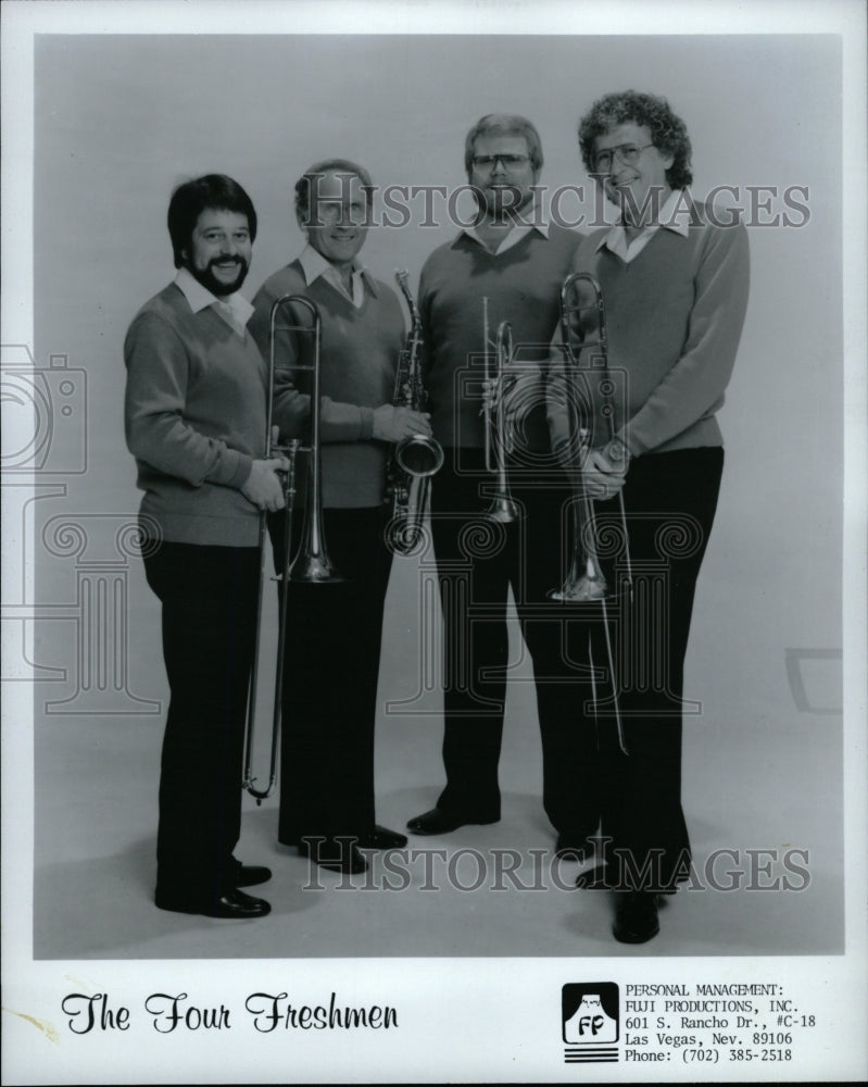 1985 Press Photo Four Freshmen Musical Group - RRW09435 - Historic Images