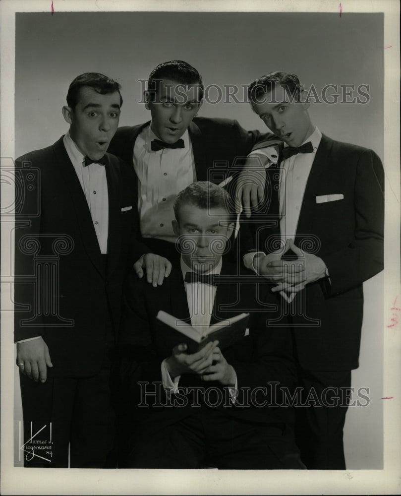 1956 Press Photo Four Lads Canadian Singing Quartet - RRW09473 - Historic Images