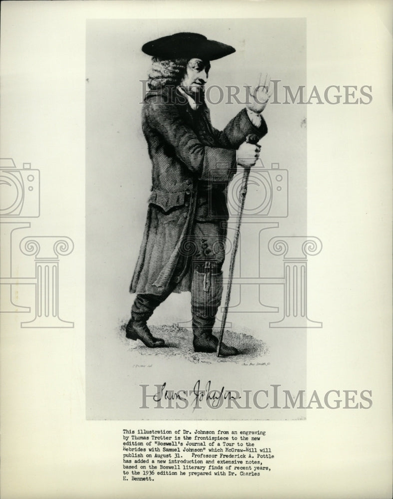 1963 Press Photo Samuel Johnson (Biographer) RRW09485 Historic Images 1963 Press Photo Samuel Johnson (Biographer) RRW09485 Historic Images