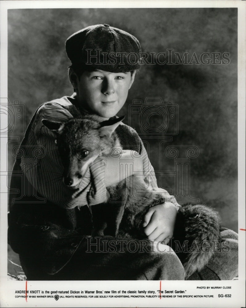 1993 Press Photo Andrew Knott Good Dickon Secret Garden - RRW09561 - Historic Images