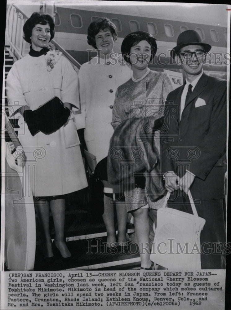 1962 Press Photo Blossom Queen National Cherry Festival - RRW09575 - Historic Images