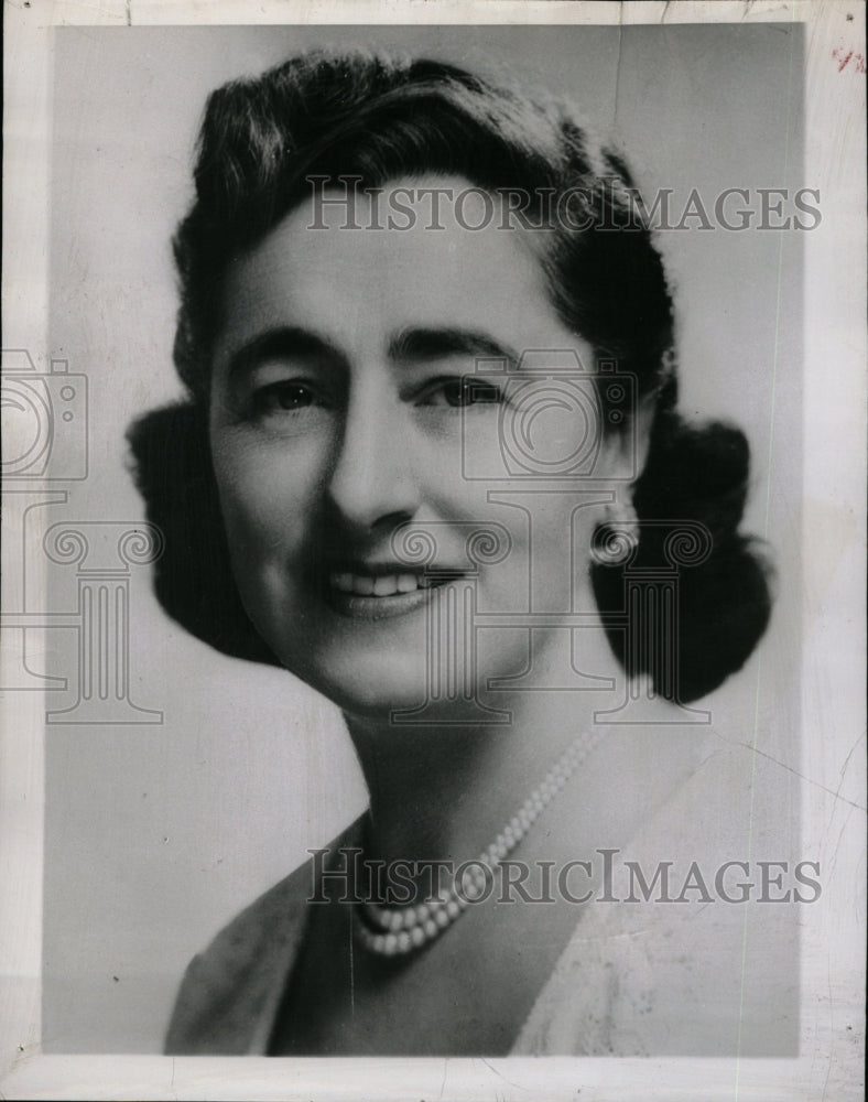 1952 Press Photo Alice Leopold Politician - RRW09583 - Historic Images