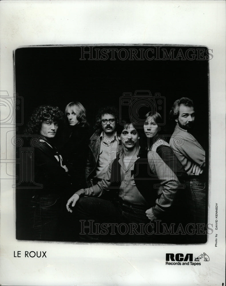 1981 Press Photo Le Roux Pop Rock Band RCA Records - RRW09597 - Historic Images