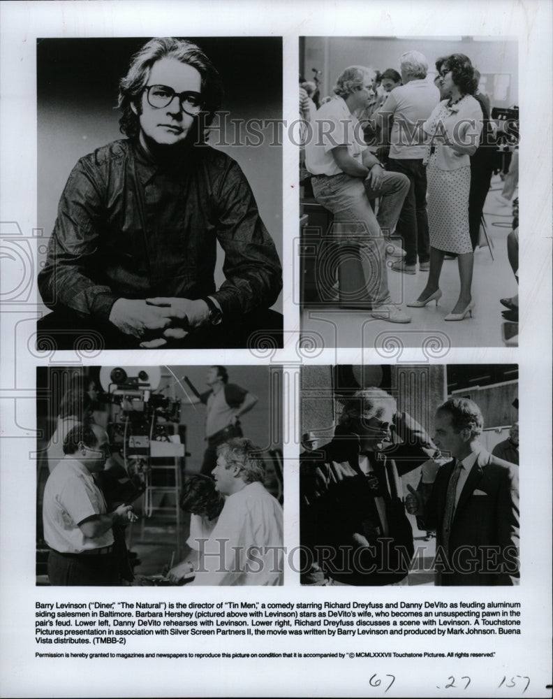 1987 Press Photo Barry Levinson - RRW09615 - Historic Images