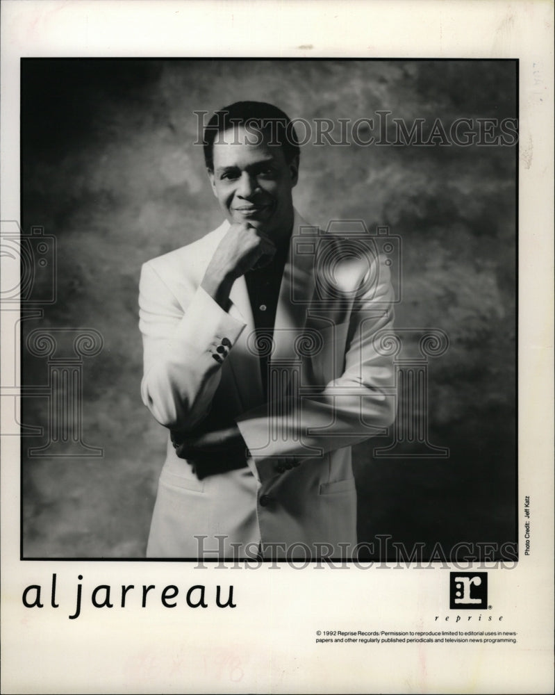 1993 Press Photo Alwin Al Lopez Jarreau Jazz Milaukee - RRW09791 - Historic Images