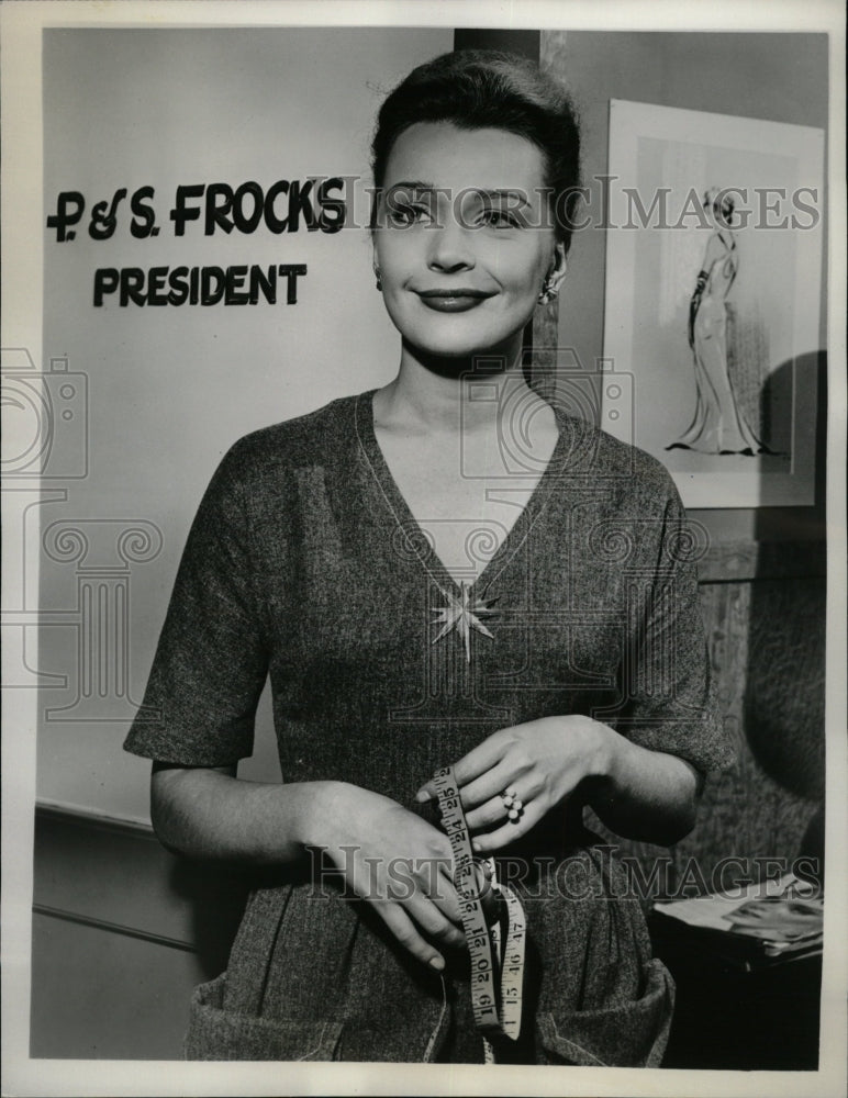 1961 Press Photo Dolores Dorn Target The Corruptors - RRW09871 - Historic Images