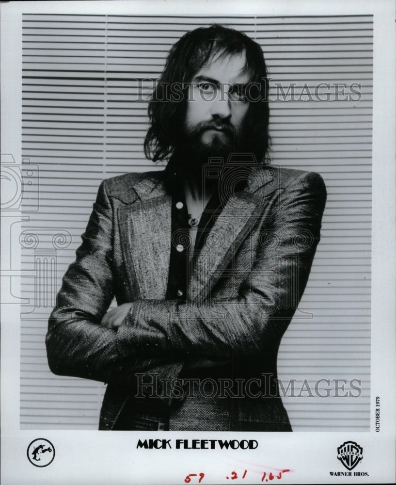 1980 Press Photo Musician Mick Fleetwood - RRW09973 - Historic Images
