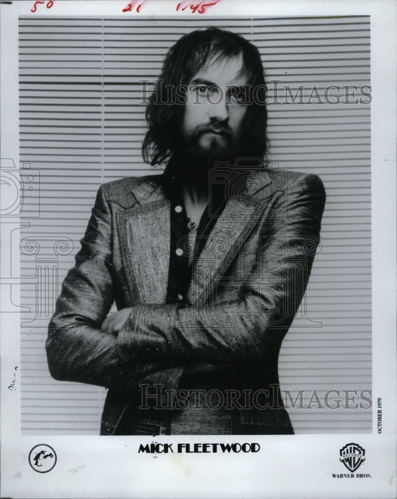 1979 Press Photo Mick Fleetwood - RRW09975 - Historic Images