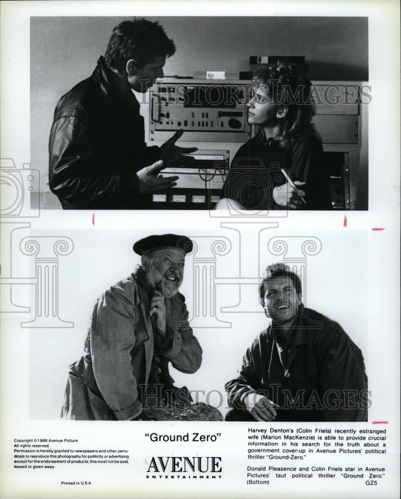 1988 Press Photo Colin Friels in "Ground Zero" - RRW10011 - Historic Images
