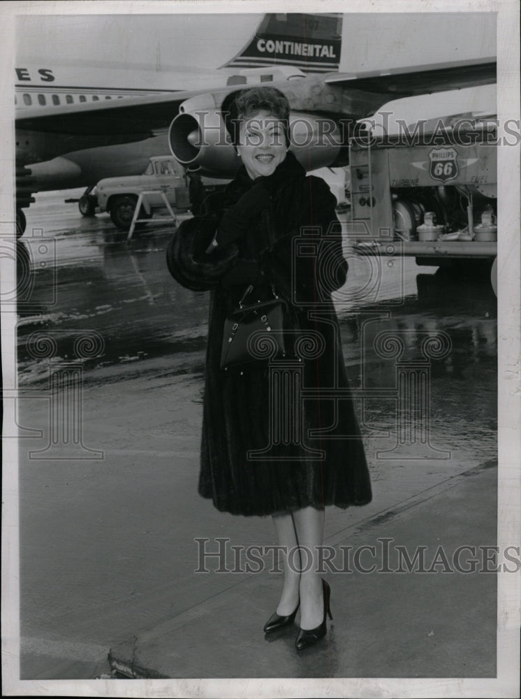 1960 Press Photo Ethel Merman Continental Audience - RRW10019 - Historic Images