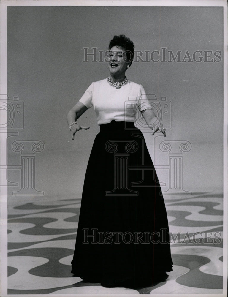 1962 Press Photo Ethel Merman, Musical Comedy - RRW10033 - Historic Images