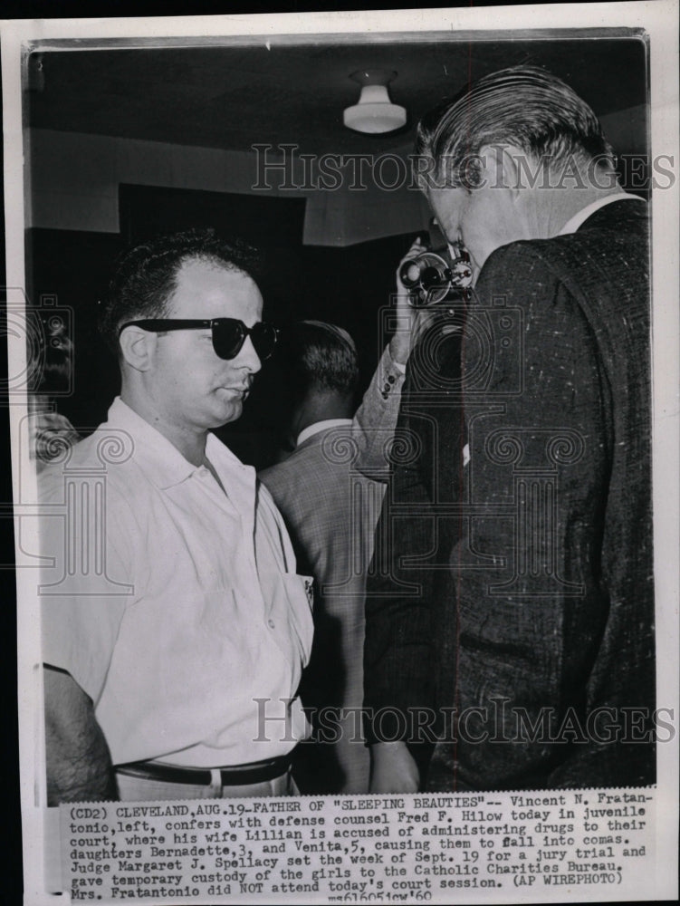 1960 Press Photo Lillian Fratantonio/Trial/Lawyers - RRW10087 - Historic Images