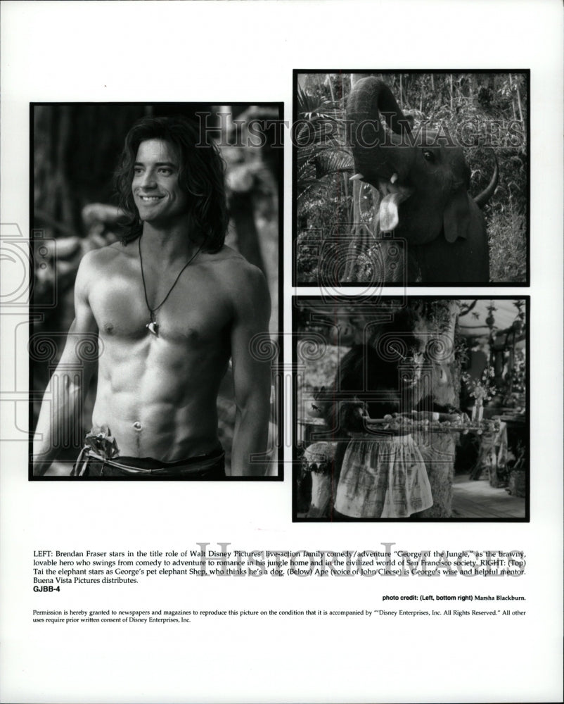 1997 Press Photo Actor Brendan Fraser - RRW10123 - Historic Images