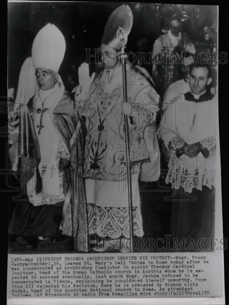 1950 Press Photo Priest becomes Archbishop - RRW10133 - Historic Images