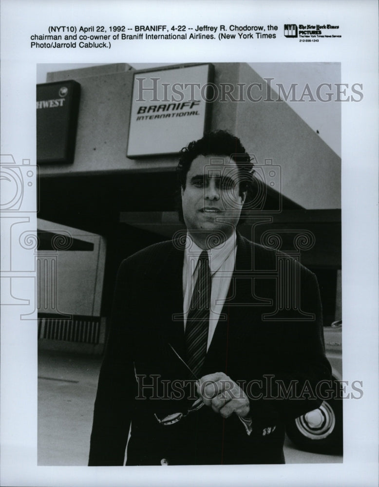 1992 Press Photo Jeffery Chodorow - RRW10323 - Historic Images