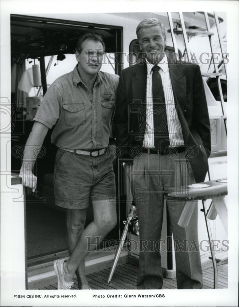 1994 Press Photo Lee Majors Richard Anderson Bionic - RRW10461 - Historic Images