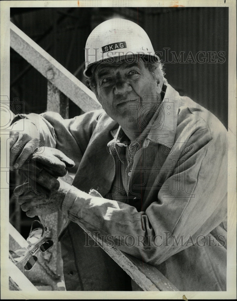 1980 Press Photo Karl Malden Skag television Program - RRW10523 - Historic Images