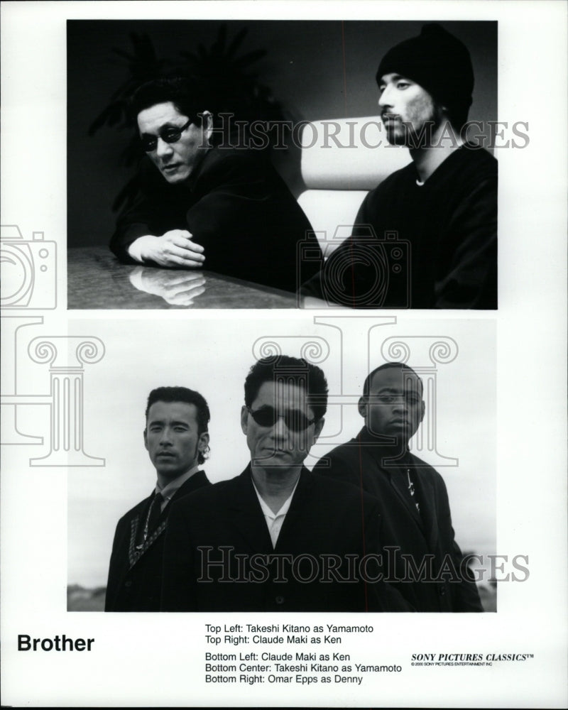 2001 Press Photo Clause Maki Takeshi Kitano Yamamoto - RRW10591 - Historic Images