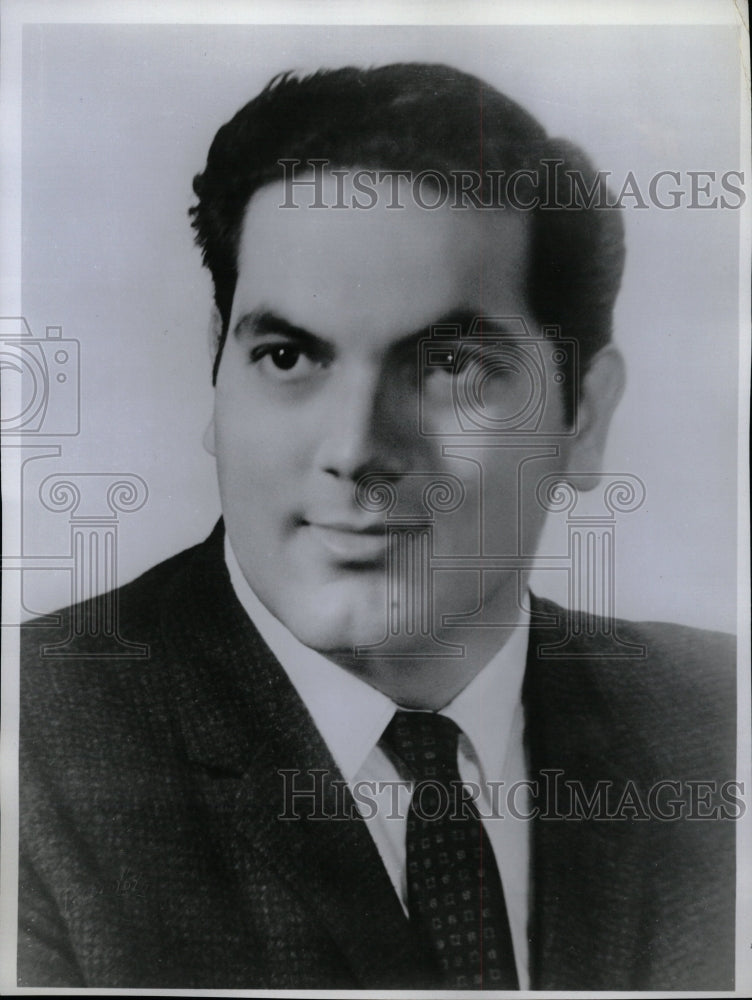 1964 Press Photo Spiro Malas American Opera Baltimore - RRW10609 - Historic Images