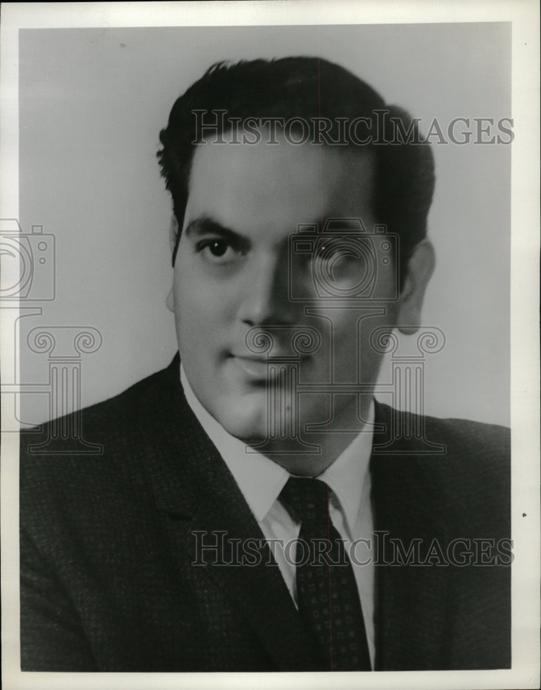 1963 Press Photo Spiro Malas, Bass-Baritone - RRW10617 - Historic Images